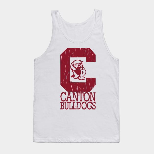 Vintage Canton Bulldogs Tank Top by 7071